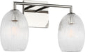 Visual Comfort Studio Canada - Two Light Bath - Serafina - Polished Nickel | Polished Nickel- Union Lighting Luminaires Decor