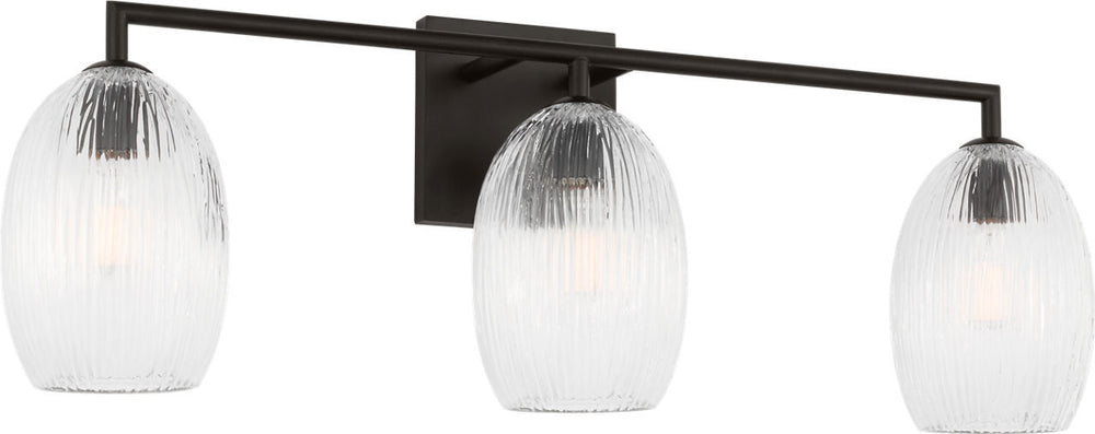 Visual Comfort Studio Canada - Three Light Bath - Serafina - Aged Iron | Aged Iron- Union Lighting Luminaires Decor