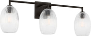 Visual Comfort Studio Canada - Three Light Bath - Serafina - Aged Iron | Aged Iron- Union Lighting Luminaires Decor