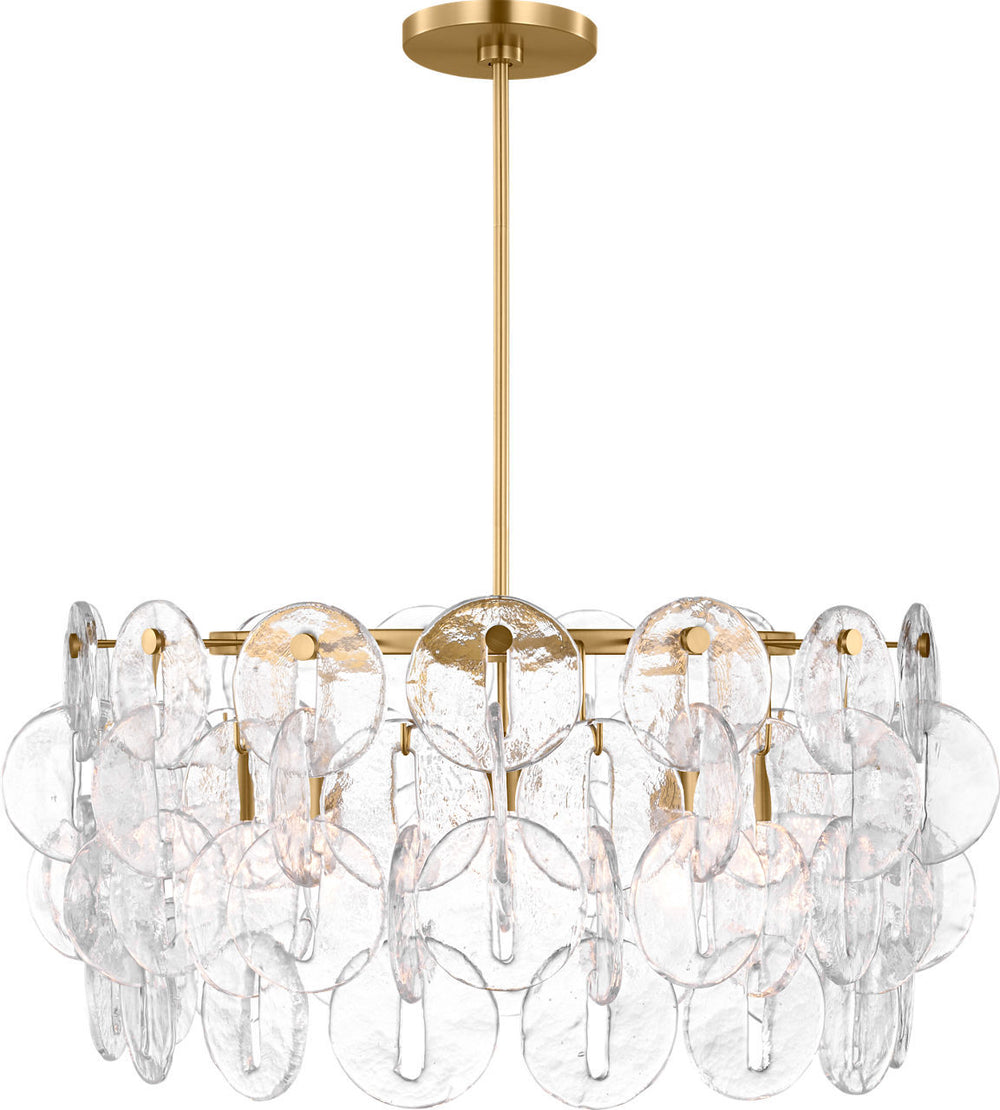Visual Comfort Studio Canada - Five Light Chandelier - Candace - Burnished Brass | Burnished Brass- Union Lighting Luminaires Decor