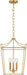 Visual Comfort Studio Canada - Three Light Lantern - Carlyle - Burnished Brass | Burnished Brass- Union Lighting Luminaires Decor