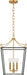 Visual Comfort Studio Canada - Three Light Lantern - Carlyle - Midnight Black | Burnished Brass- Union Lighting Luminaires Decor