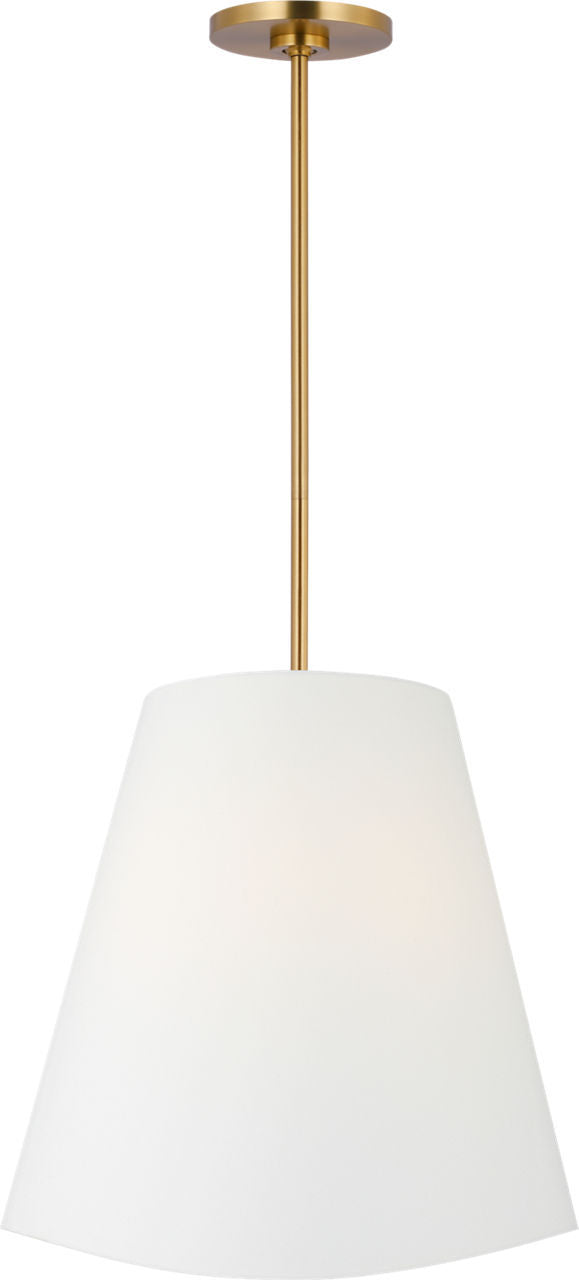 Visual Comfort Studio Canada - Three Light Hanging Shade - Beauvoir - Burnished Brass | Burnished Brass- Union Lighting Luminaires Decor