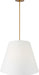 Visual Comfort Studio Canada - Four Light Hanging Shade - Beauvoir - Burnished Brass | Burnished Brass- Union Lighting Luminaires Decor