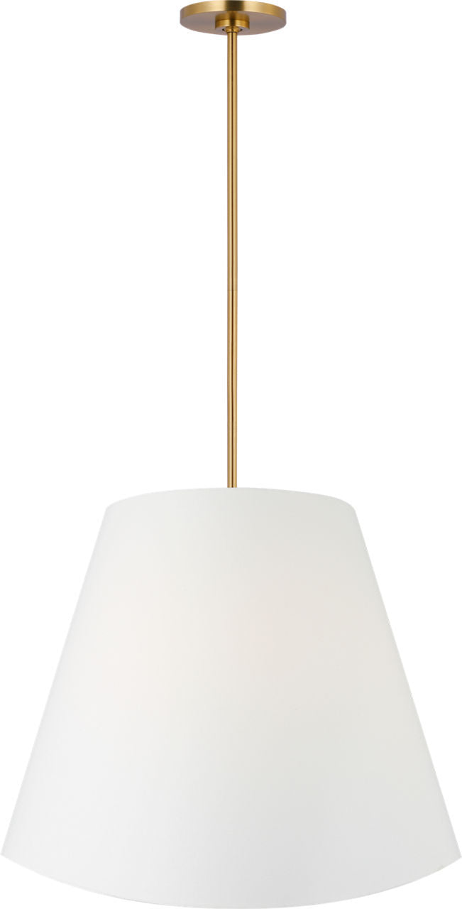 Visual Comfort Studio Canada - Four Light Hanging Shade - Beauvoir - Burnished Brass | Burnished Brass- Union Lighting Luminaires Decor