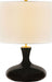 Visual Comfort Studio Canada - One Light Table Lamp - Amber - Black Ceramic | Black Ceramic- Union Lighting Luminaires Decor