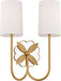 Visual Comfort Studio Canada - Two Light Wall Sconce - Spencer - Burnished Brass | Burnished Brass- Union Lighting Luminaires Decor