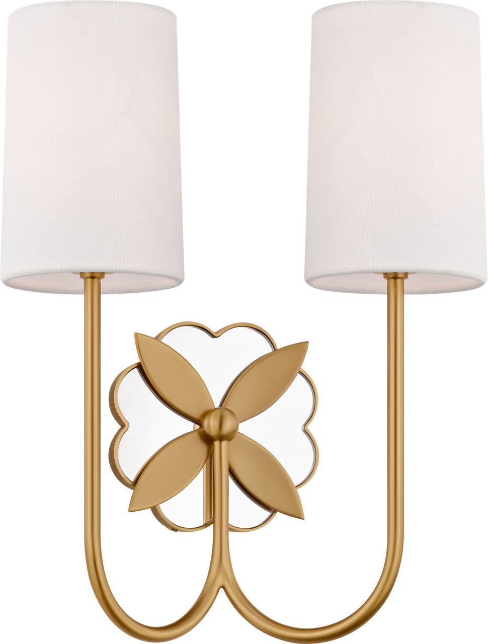 Visual Comfort Studio Canada - Two Light Wall Sconce - Spencer - Burnished Brass | Burnished Brass- Union Lighting Luminaires Decor