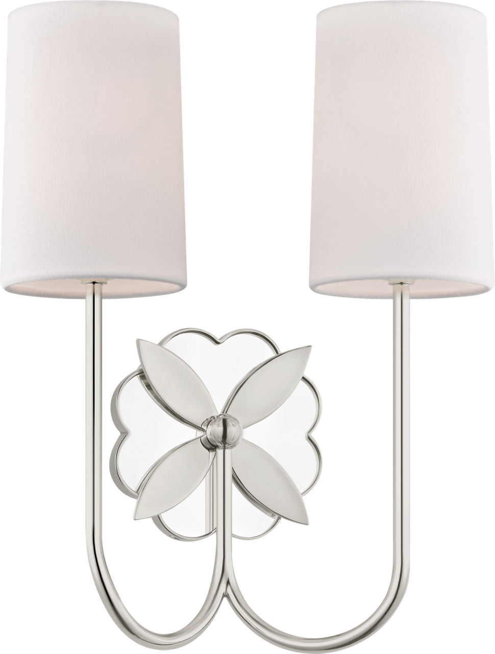 Visual Comfort Studio Canada - Two Light Wall Sconce - Spencer - Polished Nickel | Polished Nickel- Union Lighting Luminaires Decor