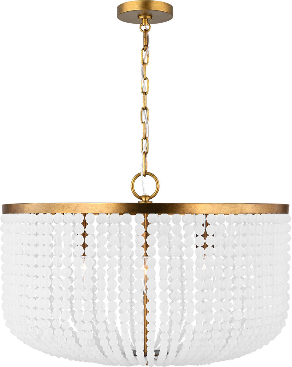 Visual Comfort Studio Canada - Eight Light Chandelier - Bellecour - Vintage Gild | Vintage Gild- Union Lighting Luminaires Decor