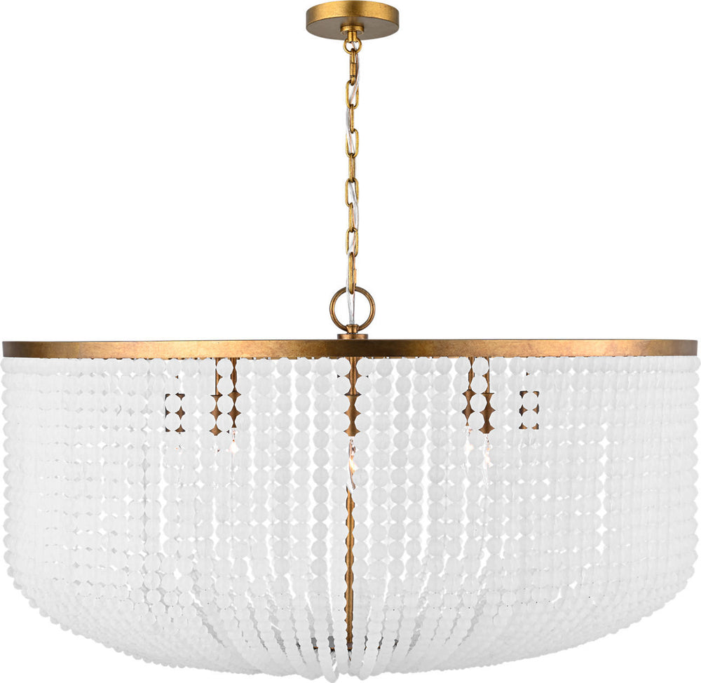 Visual Comfort Studio Canada - Eight Light Chandelier - Bellecour - Vintage Gild | Vintage Gild- Union Lighting Luminaires Decor