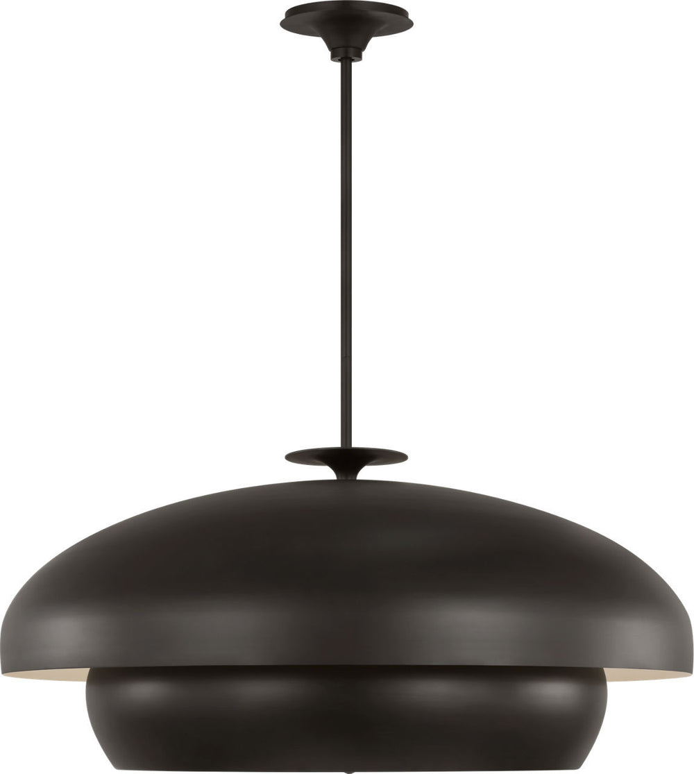 Visual Comfort Studio Canada - Ten Light Chandelier - Solene - Aged Iron | Aged Iron- Union Lighting Luminaires Decor