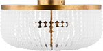 Visual Comfort Studio Canada - Four Light Flush Mount - Bellecour - Vintage Gild | Vintage Gild- Union Lighting Luminaires Decor