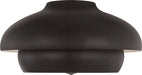 Visual Comfort Studio Canada - One Light Flush Mount - Solene - Aged Iron | Aged Iron- Union Lighting Luminaires Decor