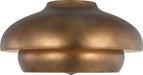 Visual Comfort Studio Canada - One Light Flush Mount - Solene - Vintage Gild | Vintage Gild- Union Lighting Luminaires Decor