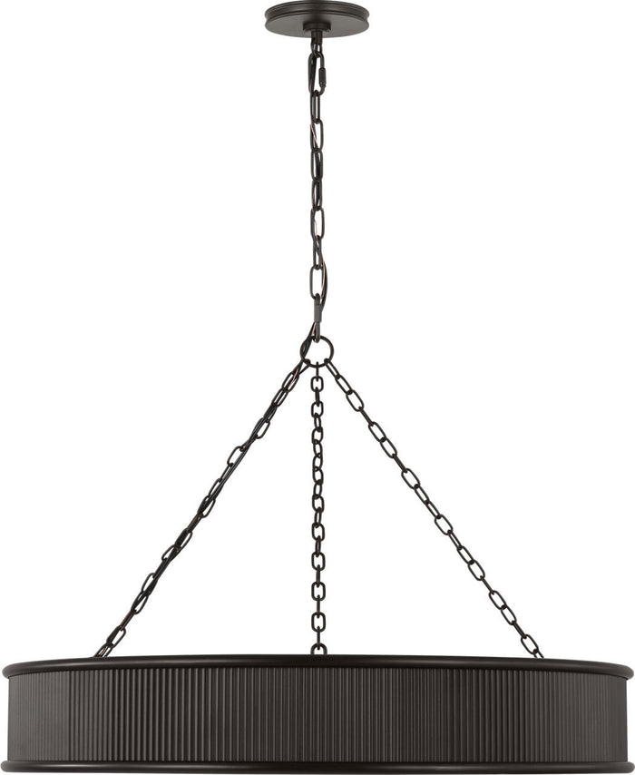 Visual Comfort Studio Canada - Eight Light Chandelier - Ritz - Aged Iron | Aged Iron- Union Lighting Luminaires Decor