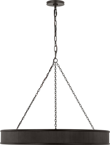 Visual Comfort Studio Canada - Ten Light Chandelier - Ritz - Aged Iron | Aged Iron- Union Lighting Luminaires Decor