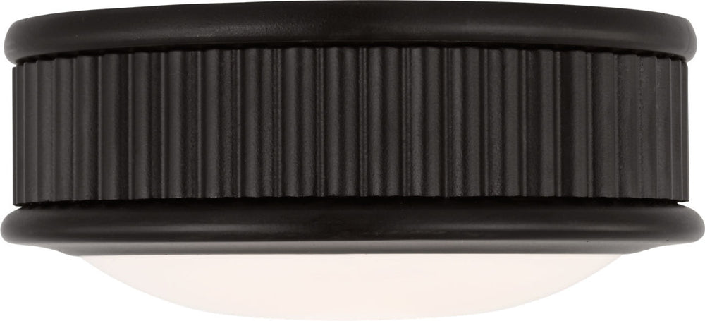 Visual Comfort Studio Canada - LED Flush Mount - Ritz - Aged Iron | Aged Iron- Union Lighting Luminaires Decor