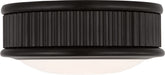 Visual Comfort Studio Canada - LED Flush Mount - Ritz - Aged Iron | Aged Iron- Union Lighting Luminaires Decor