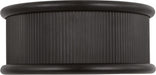 Visual Comfort Studio Canada - Three Light Flush Mount - Ritz - Aged Iron | Aged Iron- Union Lighting Luminaires Decor