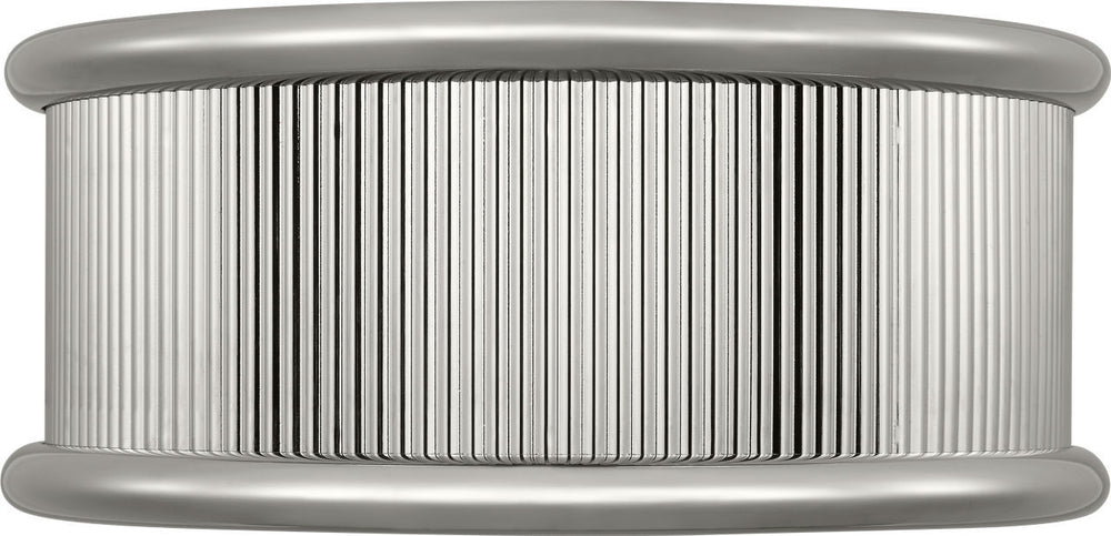 Visual Comfort Studio Canada - Three Light Flush Mount - Ritz - Polished Nickel | Polished Nickel- Union Lighting Luminaires Decor