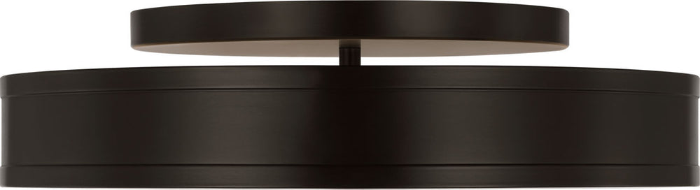 Visual Comfort Studio Canada - LED Semi Flush Mount - Dupont - Aged Iron | Aged Iron- Union Lighting Luminaires Decor