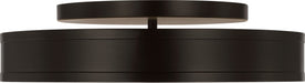 Visual Comfort Studio Canada - LED Semi Flush Mount - Dupont - Aged Iron | Aged Iron- Union Lighting Luminaires Decor