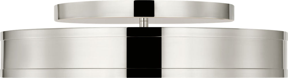 Visual Comfort Studio Canada - LED Semi Flush Mount - Dupont - Polished Nickel | Polished Nickel- Union Lighting Luminaires Decor