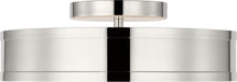 Visual Comfort Studio Canada - LED Semi Flush Mount - Dupont - Polished Nickel | Polished Nickel- Union Lighting Luminaires Decor