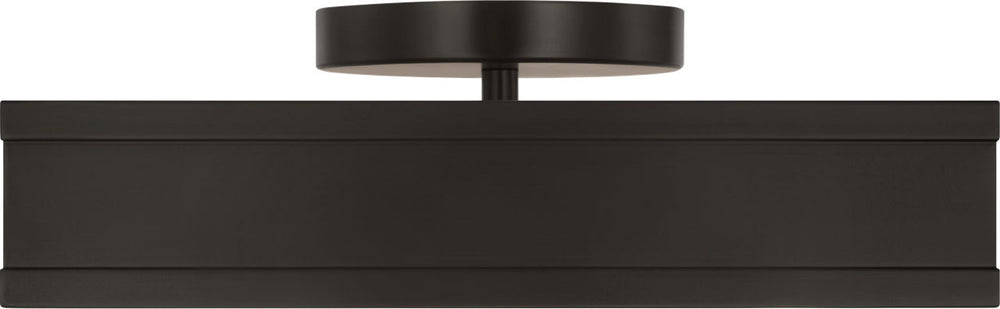 Visual Comfort Studio Canada - LED Semi Flush Mount - Dupont - Aged Iron | Aged Iron- Union Lighting Luminaires Decor