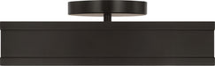 Visual Comfort Studio Canada - LED Semi Flush Mount - Dupont - Aged Iron | Aged Iron- Union Lighting Luminaires Decor