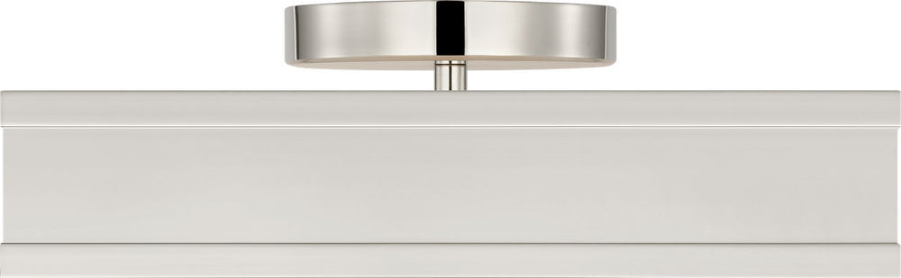 Visual Comfort Studio Canada - LED Semi Flush Mount - Dupont - Polished Nickel | Polished Nickel- Union Lighting Luminaires Decor