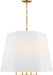 Visual Comfort Studio Canada - Four Light Hanging Shade - Lille - Gild | Gild- Union Lighting Luminaires Decor
