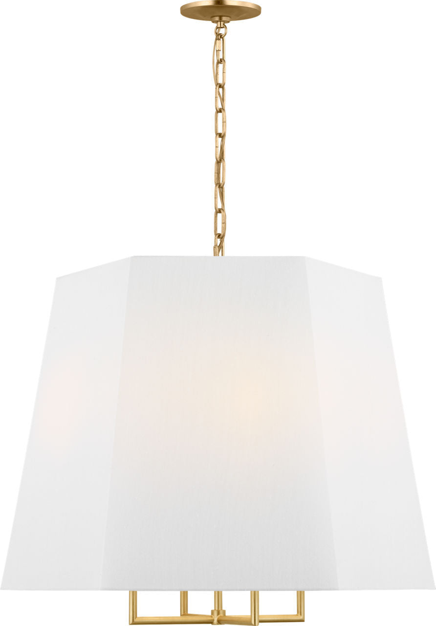 Visual Comfort Studio Canada - Four Light Hanging Shade - Lille - Gild | Gild- Union Lighting Luminaires Decor
