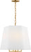 Visual Comfort Studio Canada - Four Light Hanging Shade - Lille - Gild | Gild- Union Lighting Luminaires Decor