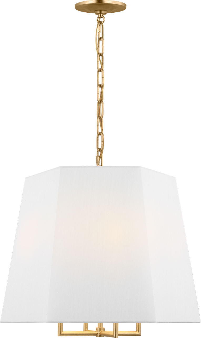 Visual Comfort Studio Canada - Four Light Hanging Shade - Lille - Gild | Gild- Union Lighting Luminaires Decor