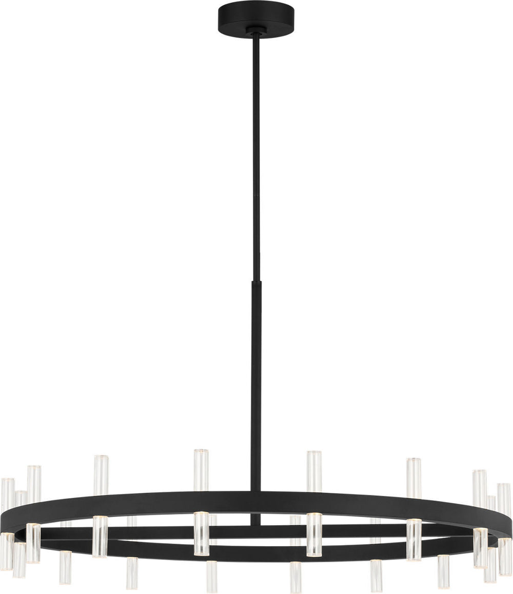 Visual Comfort Studio Canada - LED Chandelier - Silas - Midnight Black | Midnight Black- Union Lighting Luminaires Decor
