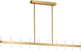 Visual Comfort Studio Canada - LED Linear Pendant - Silas - Burnished Brass | Burnished Brass- Union Lighting Luminaires Decor
