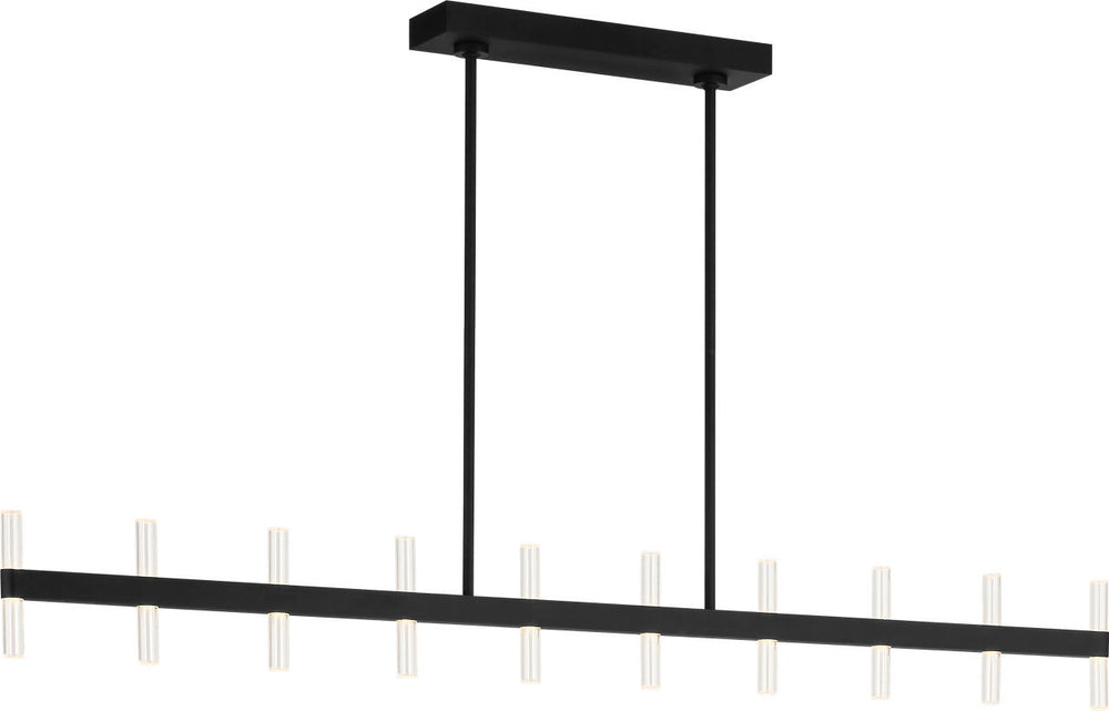 Visual Comfort Studio Canada - LED Linear Pendant - Silas - Midnight Black | Midnight Black- Union Lighting Luminaires Decor