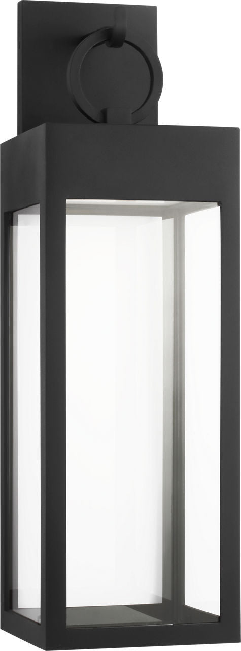 Visual Comfort Studio Canada - LED Wall Lantern - Sesha - Textured Black | Textured Black- Union Lighting Luminaires Decor