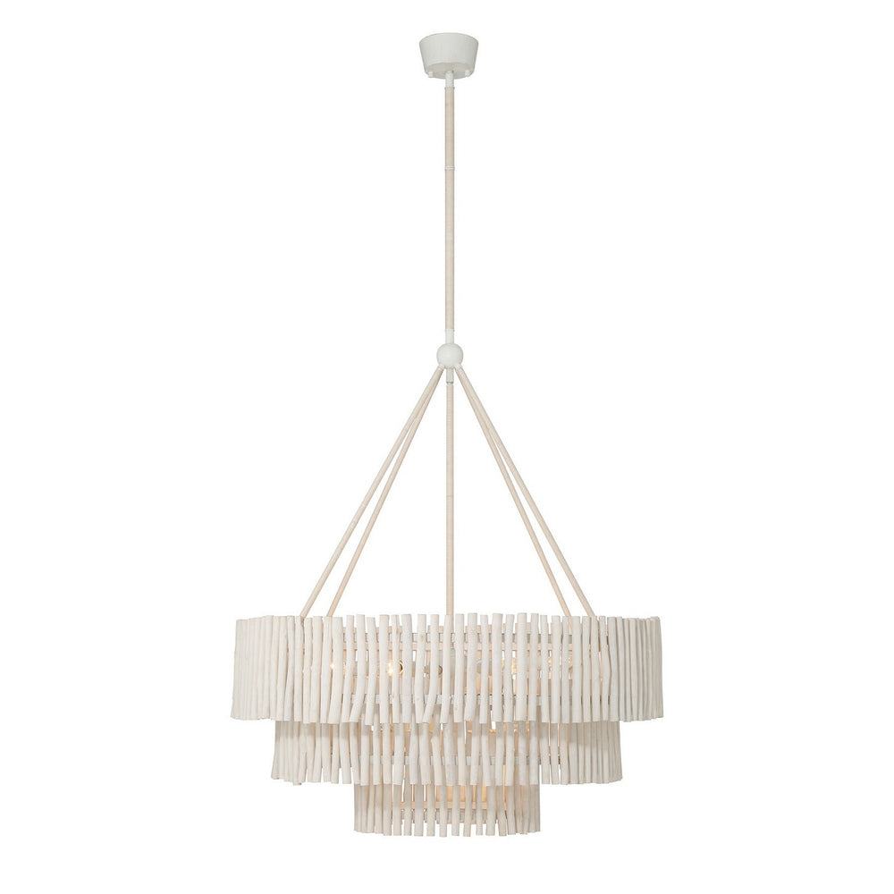 Savoy House - Nine Light Chandelier - Phong - Blanco- Union Lighting Luminaires Decor