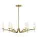 Savoy House - LED Chandelier - Butler - Warm Brass- Union Lighting Luminaires Decor