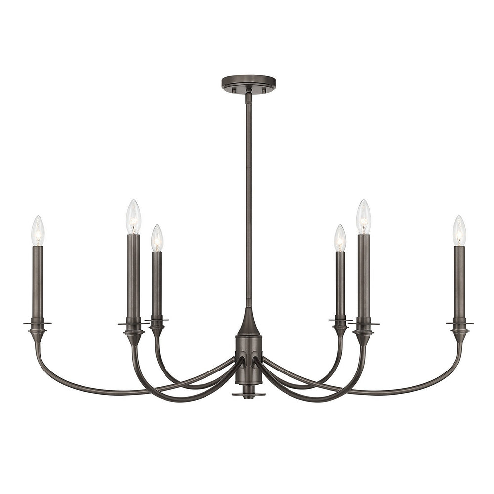 Savoy House - Six Light Chandelier - Coventry - Mediterranean Bronze- Union Lighting Luminaires Decor