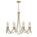 Savoy House - LED Chandelier - Sofia - Noble Brass- Union Lighting Luminaires Decor