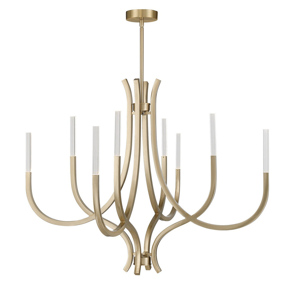 Savoy House - LED Chandelier - Bradford - Noble Brass- Union Lighting Luminaires Decor