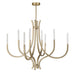Savoy House - LED Chandelier - Bradford - Noble Brass- Union Lighting Luminaires Decor