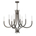 Savoy House - LED Chandelier - Bradford - Mediterranean Bronze- Union Lighting Luminaires Decor