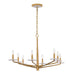 Savoy House - Eight Light Chandelier - Judi - Distressed Gold- Union Lighting Luminaires Decor