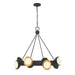 Savoy House - LED Chandelier - Pierson - Black Cashmere/True Gold- Union Lighting Luminaires Decor