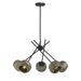 Savoy House - Five Light Chandelier - Jasper - Matte Black- Union Lighting Luminaires Decor